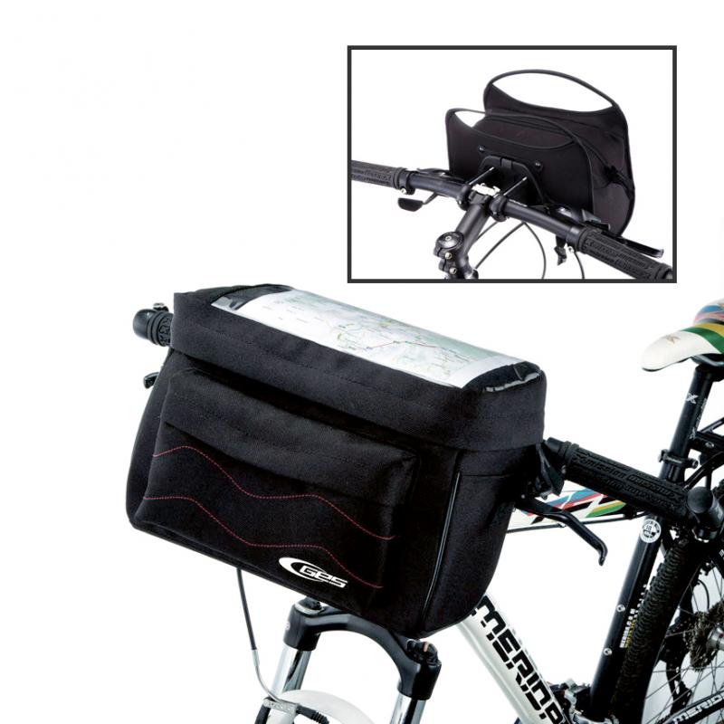 handlebar bag with map holder